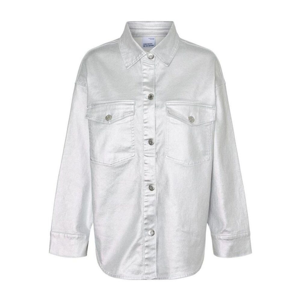 Vero Moda Womens/Ladies Riva Drop  Oversized Shirt / Silver